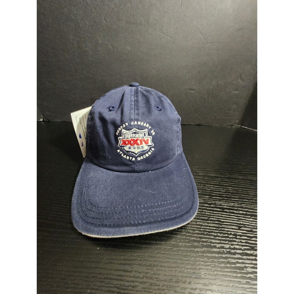 Super Bowl XXXIV Atlanta Georgia January 30 2000 Cap Hat Logo Athletic